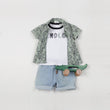 Carrement Beau Olive Cotton Poplin Shirt | Tops & T-Shirts | Bon Bon Tresor