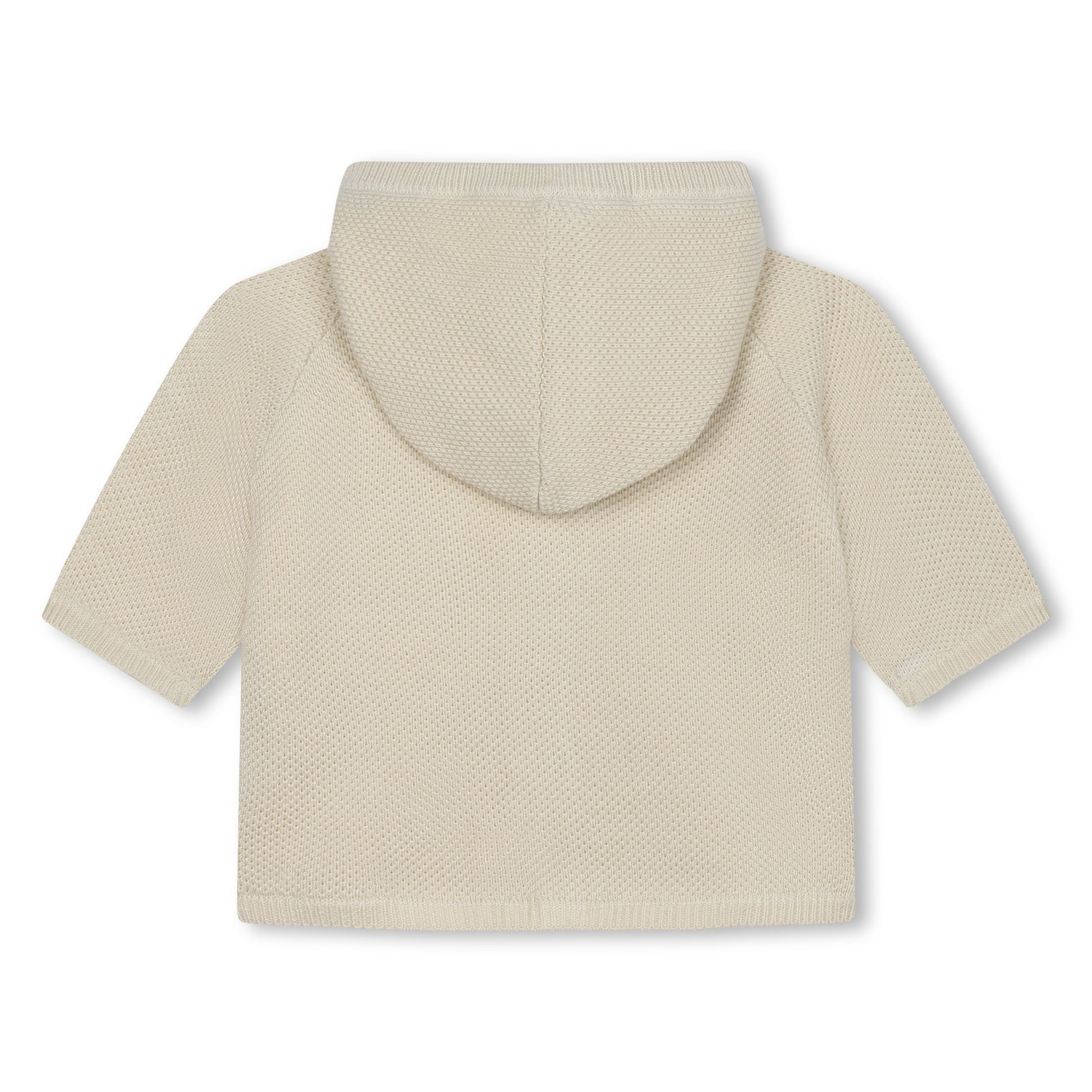Carrement Beau Stone Knit Hooded Jacket | Sweaters & Knitwear | Bon Bon Tresor