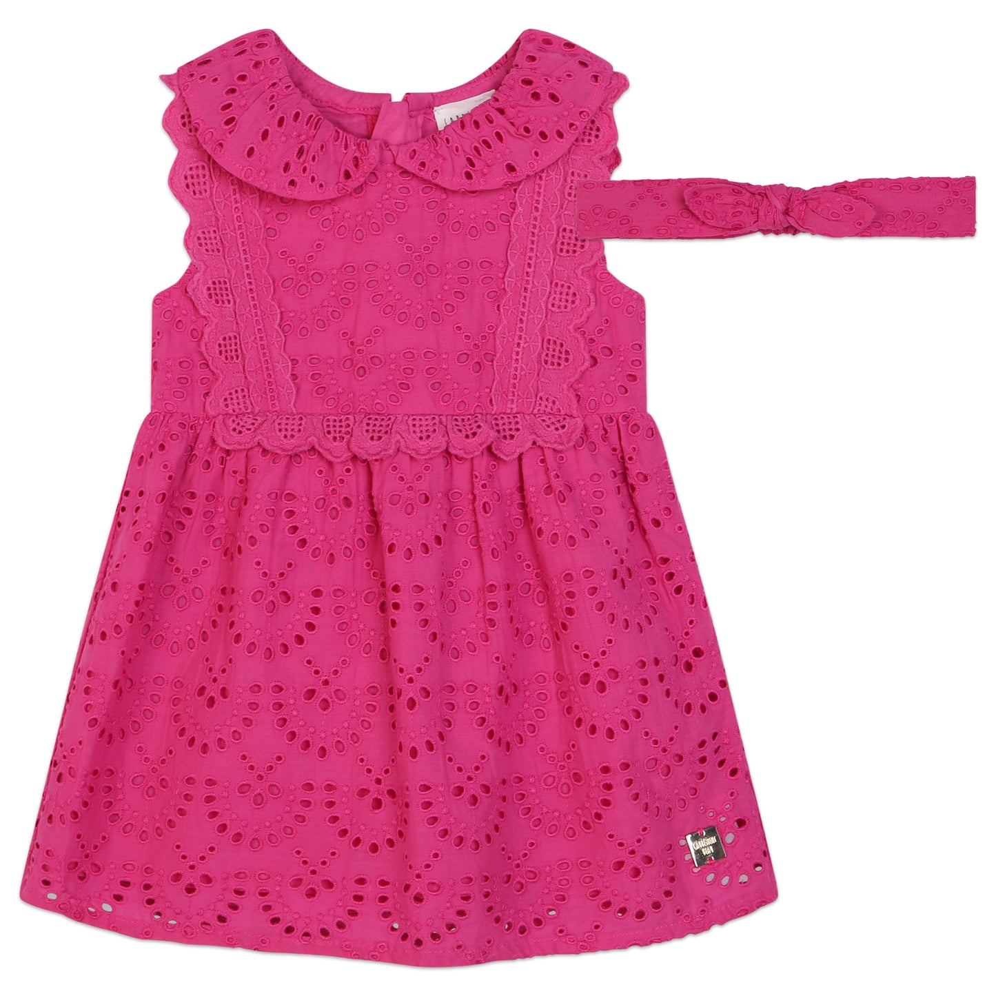 Carrement Beau Fuchsia Dress and Headband Set | Dresses & Skirts | Bon Bon Tresor