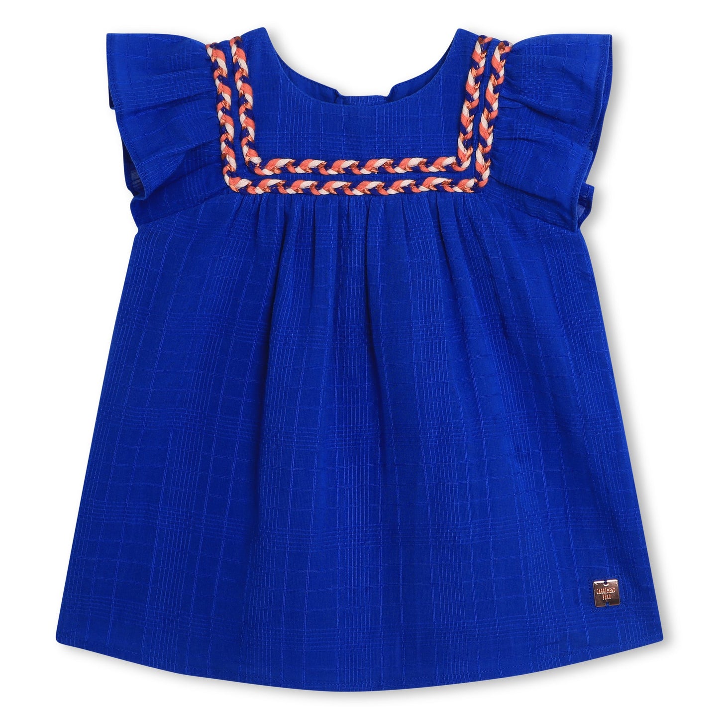 Carrement Beau Blue Gauze Dress | Dresses & Skirts | Bon Bon Tresor