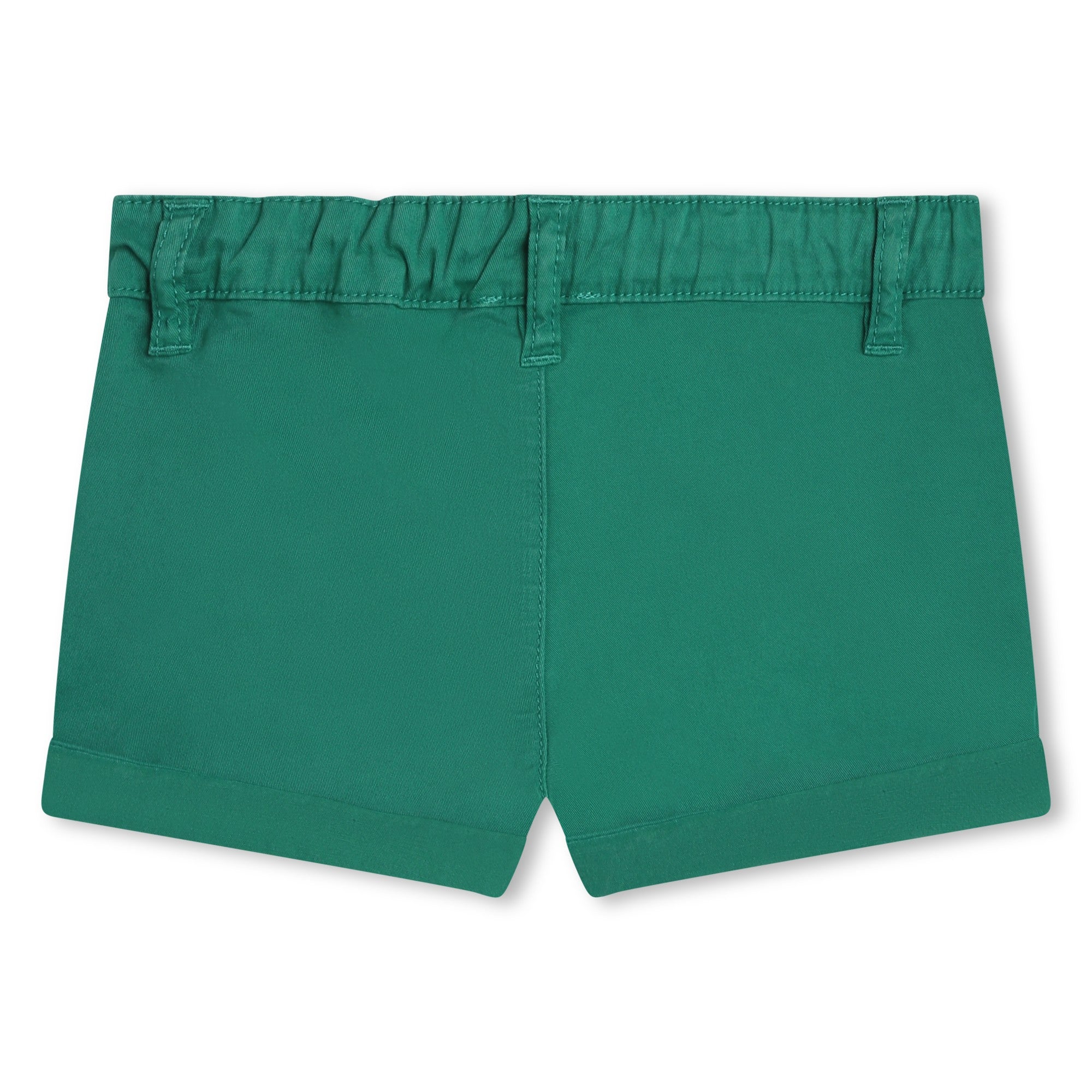 Carrement Beau Green Twill Shorts