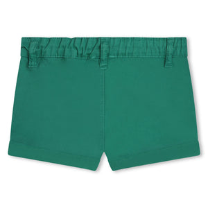 Carrement Beau Green Twill Shorts | Pants & Shorts | Bon Bon Tresor