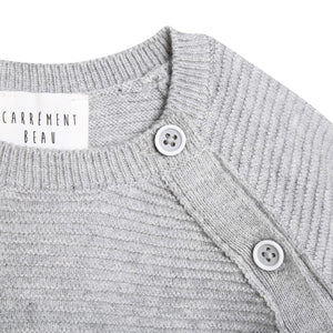 Carrement Beau Chine Grey Top and Trouser Set | Sweaters & Knitwear | Bon Bon Tresor