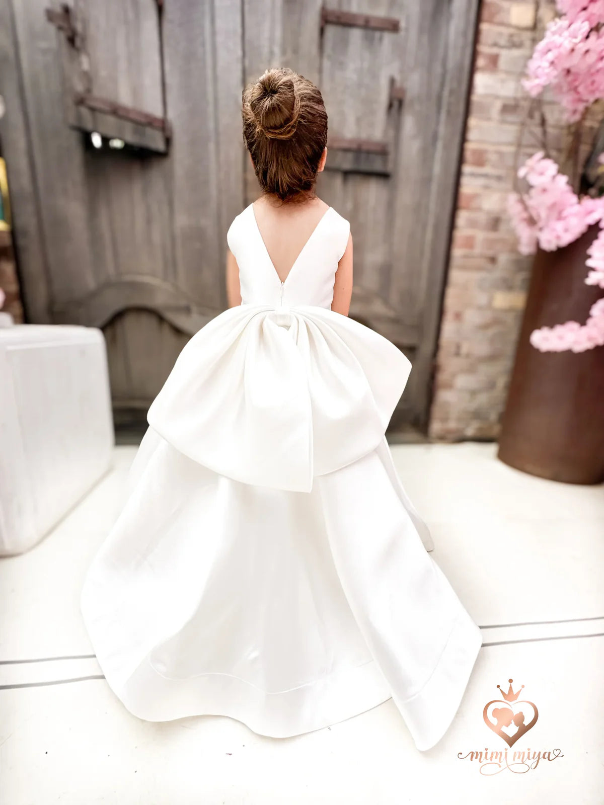 Mimi Miya Couture Anastasia Dress | Flower Girl & Communion Dresses | Bon Bon Tresor