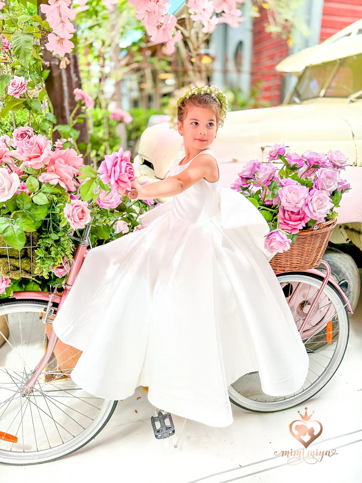 Mimi Miya Couture Anastasia Dress | Flower Girl & Communion Dresses | Bon Bon Tresor