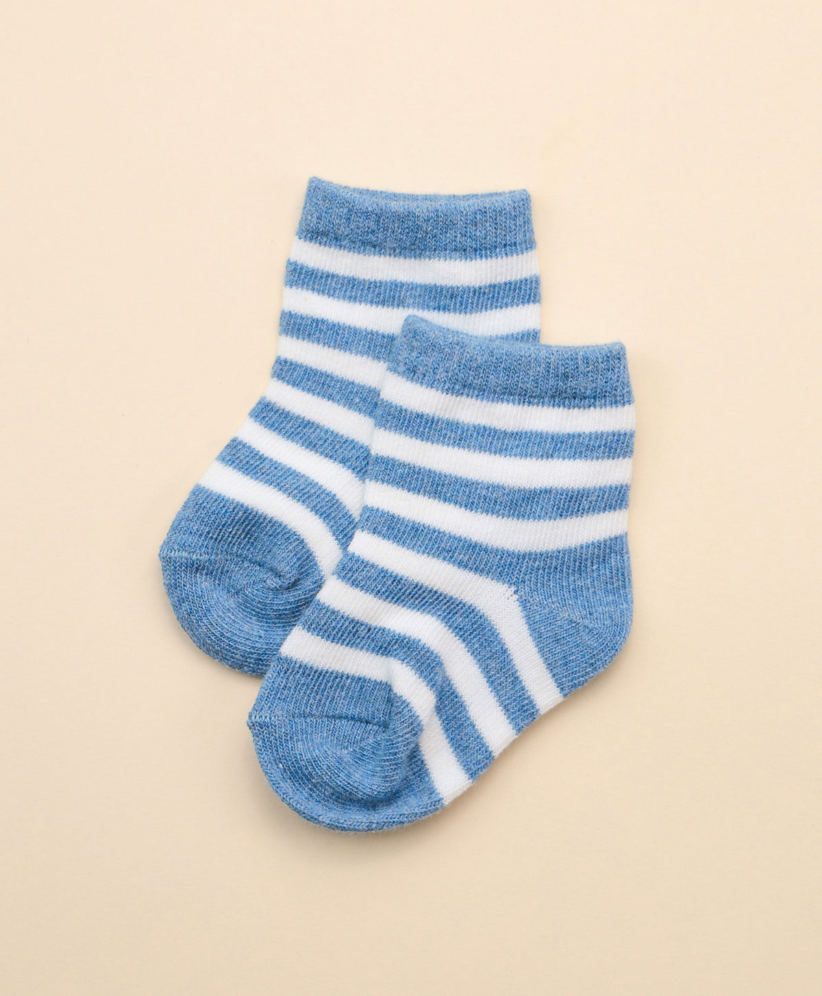 Lummi In Colour Baby Organic Cotton Socks - Blue Stipes