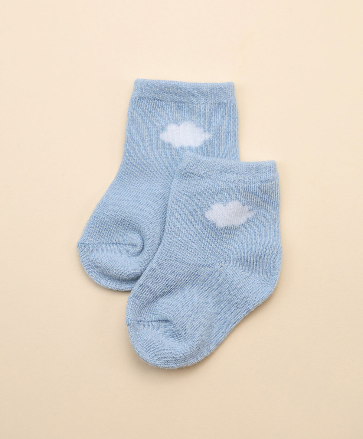 Lummi In Colour Baby Organic Cotton Socks - Blue Cloud