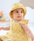 Lummi In Colour Organic Cotton Muslin Bucket Sun Hat - Lemons