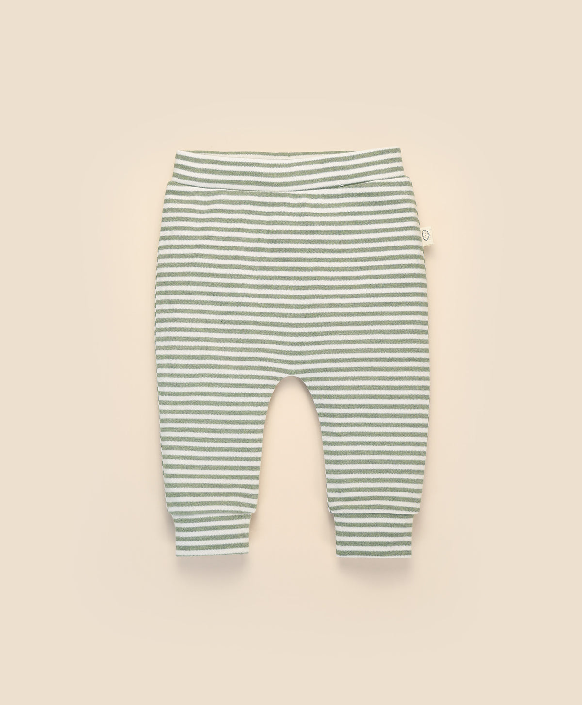 Lummi In Colour Organic Cotton Leggings - Forest Stripes