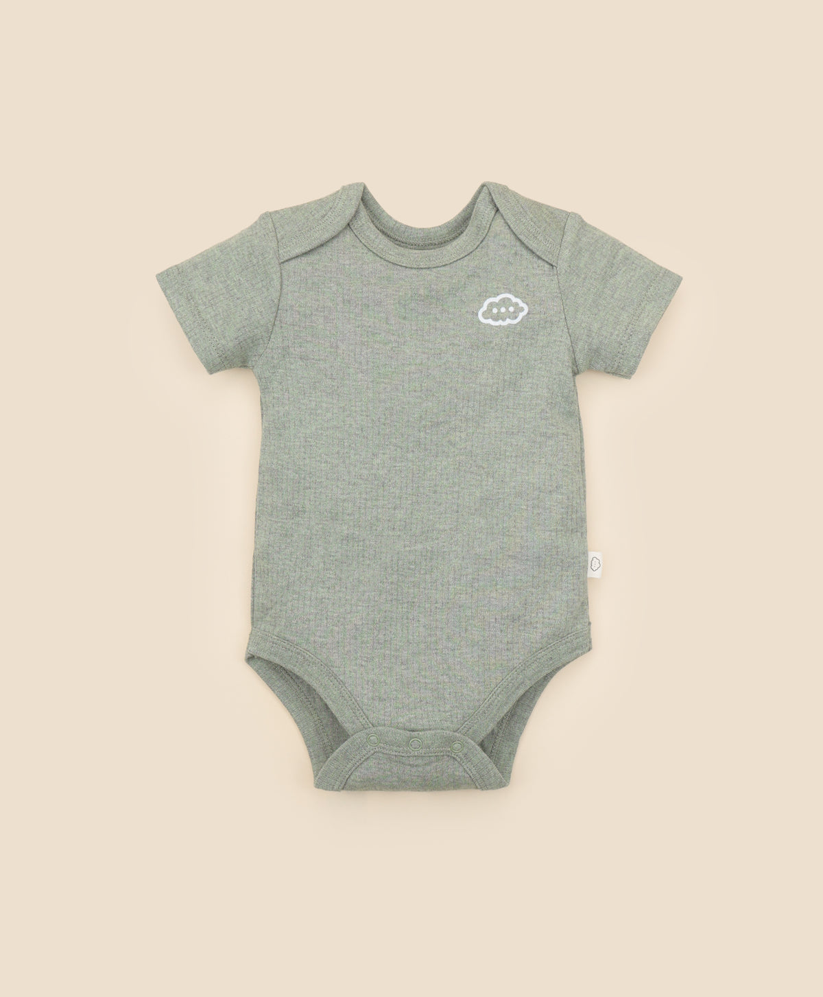 Lummi In Colour Organic Short Sleeve Bodysuit - Forest Green