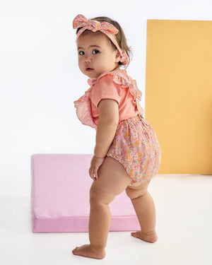 Kapow Kids Florentina Frill Romper | Rompers & Playsuits | Bon Bon Tresor