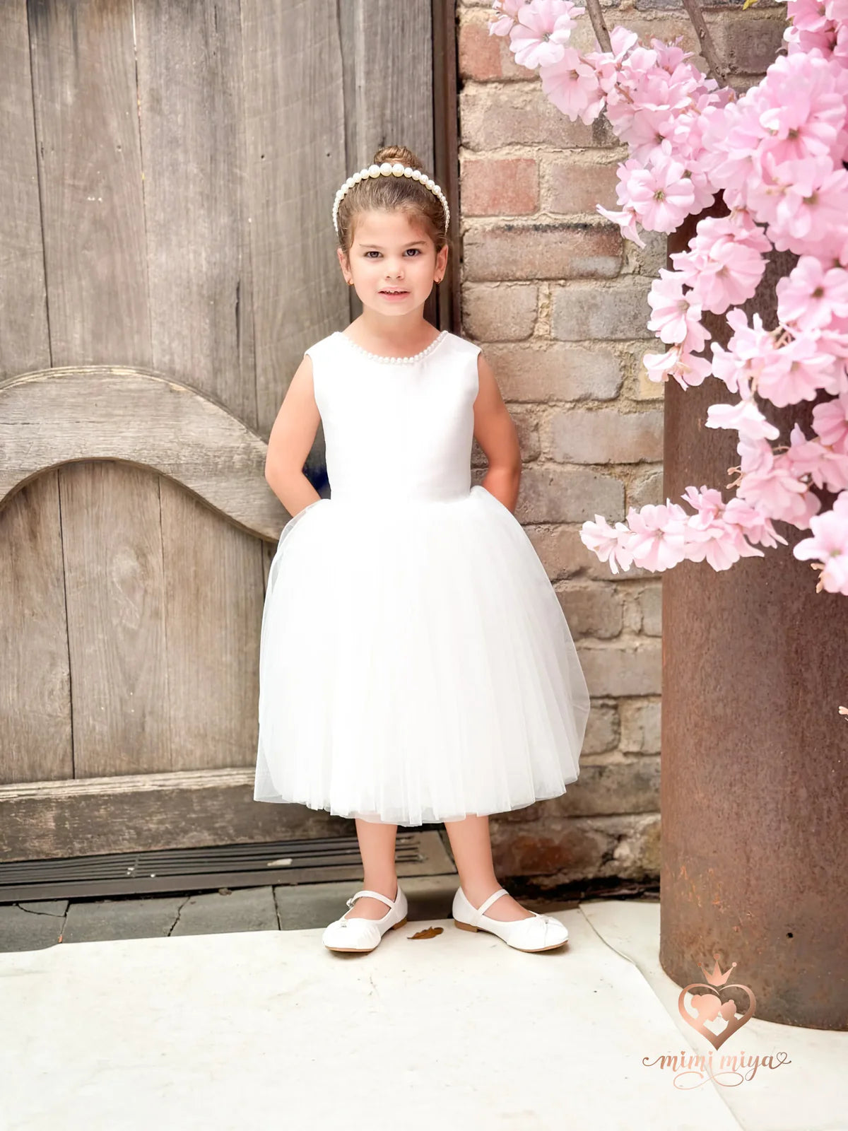 Mimi Miya Couture Sophia Dress | Flower Girl & Communion Dresses | Bon Bon Tresor