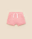 Lummi In Colour Organic Waffle Shorts - Blush Pink