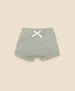 Lummi In Colour Organic Waffle Shorts - Sage Green