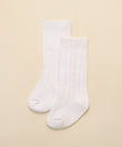 Lummi In Colour Organic Cotton Knee High Socks - White