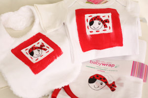 Ellabella - Baby Muslin Wrap Pirate Print | Wraps & Swaddles | Bon Bon Tresor