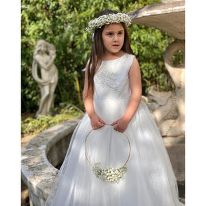 kiddie Couture Anelise Dress | Flower Girl & Communion Dresses | Bon Bon Tresor
