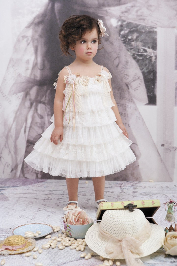 Styled by Alexandros - Vintage Ivory Lace Party Dress