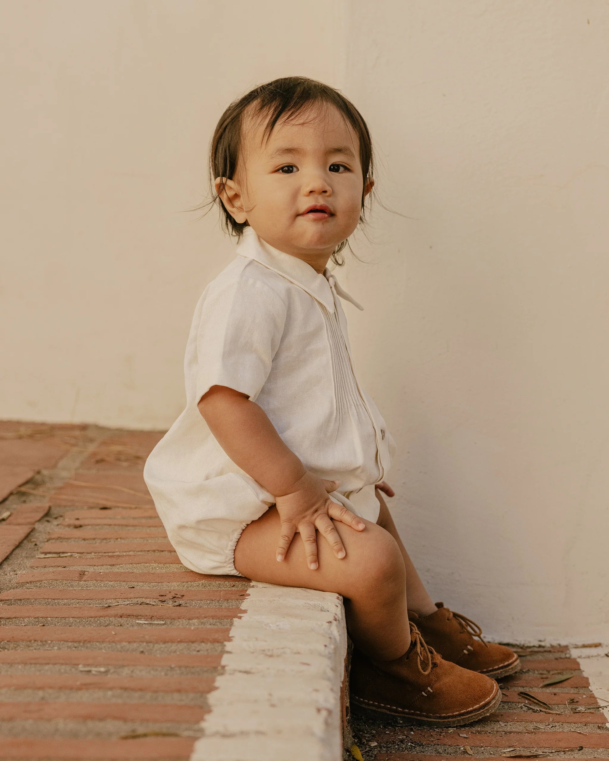 Noralee Henry Romper - White | Rompers & Playsuits | Bon Bon Tresor