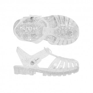 Holster Kids - Glitter Girl Clear Jellie Shoe | Sandals | Bon Bon Tresor