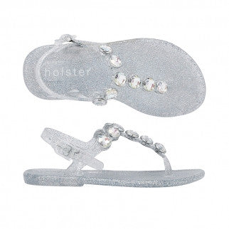 Holster Kids - Girls Glitter Glamour Rainbow Sandal | Sandals | Bon Bon Tresor