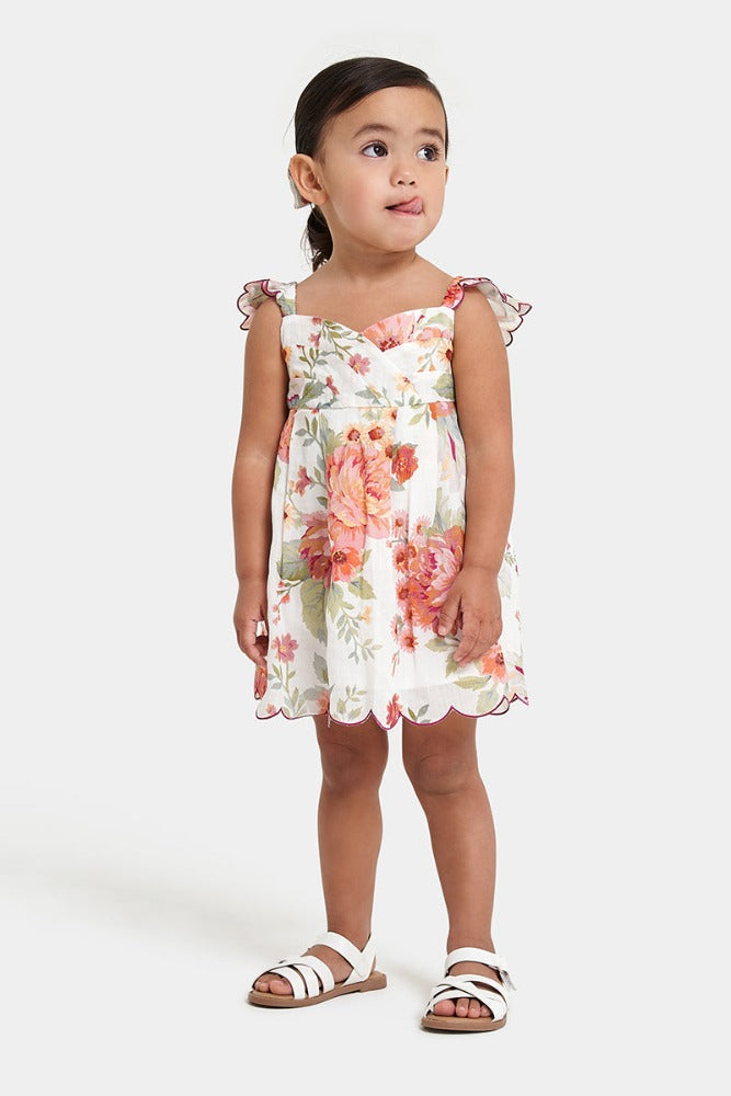 Sofia The Label Lily Dress Sunset Floral | Party Dresses | Bon Bon Tresor