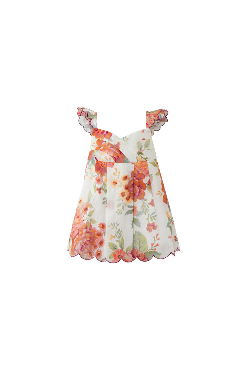 Sofia The Label Lily Dress Sunset Floral | Party Dresses | Bon Bon Tresor