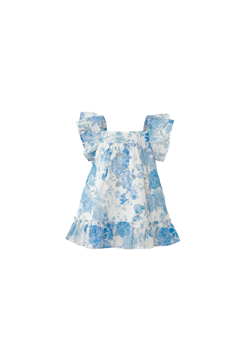 Sofia The Label Mia Dress Sky Blue Floral | Dresses | Bon Bon Tresor