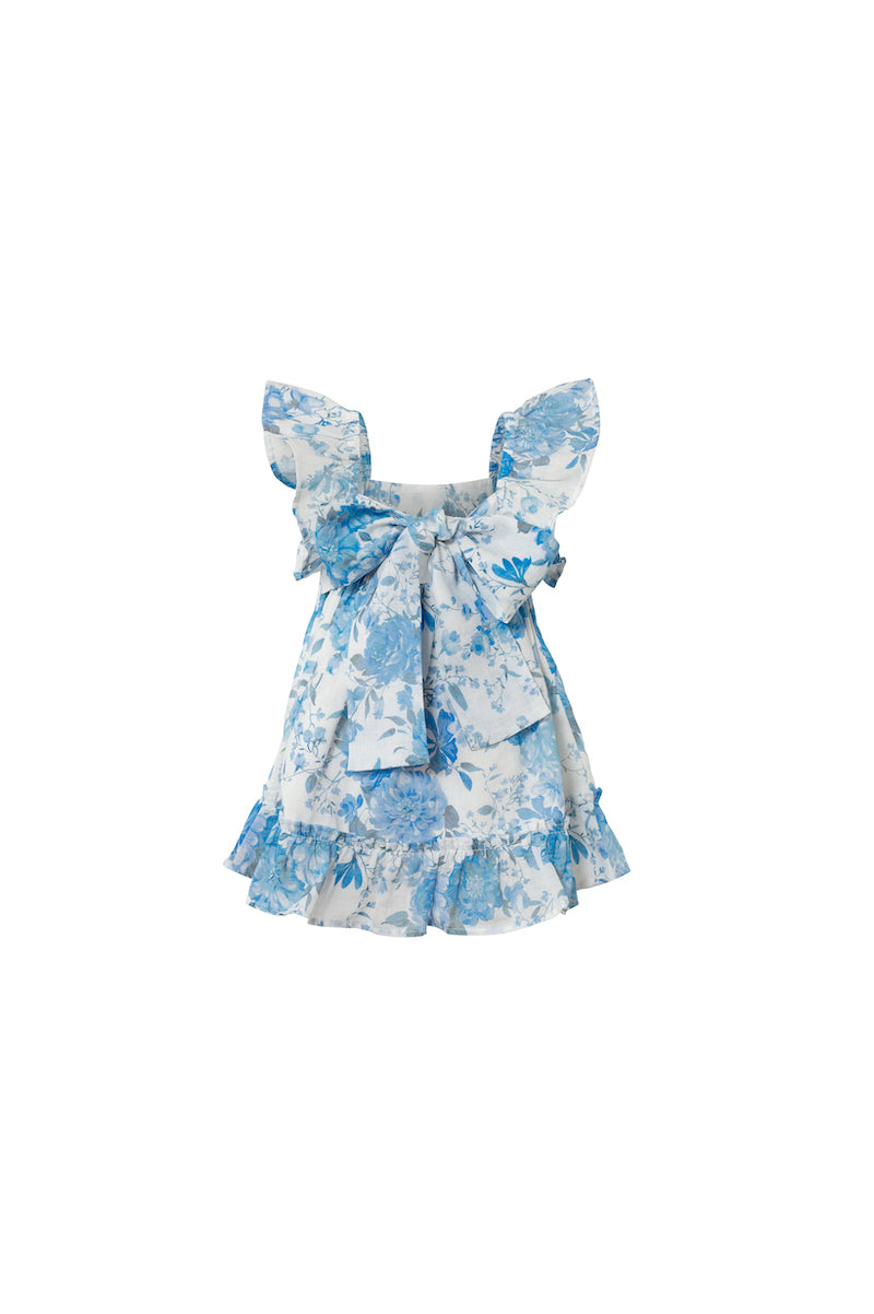 Sofia The Label Mia Dress Sky Blue Floral | Dresses | Bon Bon Tresor