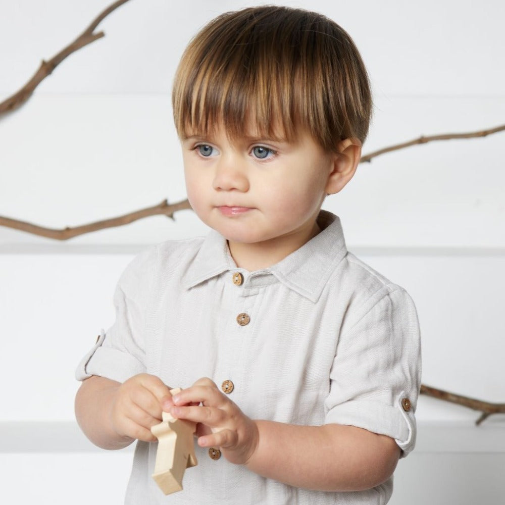 Tiny Twig Vapour Crinkle Cambric Shirt | Tops & T-Shirts | Bon Bon Tresor
