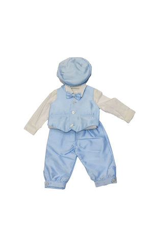 Barcellino Baby Boy Blue 3 Piece Suit | Suits & Sets | Bon Bon Tresor