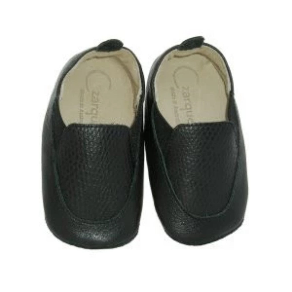 Czarque Black Snake Baby Loafers | Moccasins & Loafers | Bon Bon Tresor