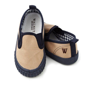 Walnut Taupe/Navy Charlie Cruise Shoe | Sneakers | Bon Bon Tresor