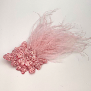 Sienna Likes To Party The Lotus Pink Flower Barrette | Hair Accessories | Bon Bon Tresor