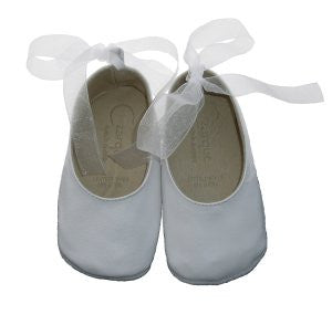 Czarque Baby Ballet Shoes White | Dress Shoes | Bon Bon Tresor