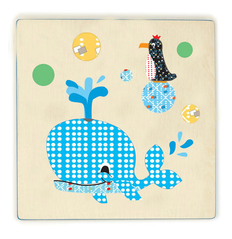 Cocoon Couture Mr Whale Kids Wall Art | Wall Decor | Bon Bon Tresor