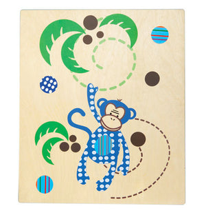 Cocoon Couture Mini Monkey Kids Wall Art | Wall Decor | Bon Bon Tresor