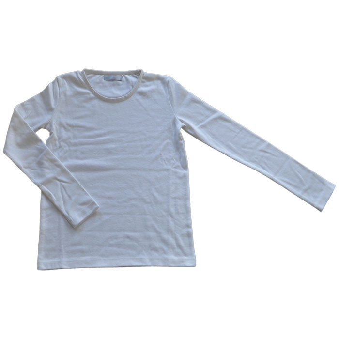 Willow and Finn Cream Long Sleeve Basic Top | Tops & T-Shirts | Bon Bon Tresor