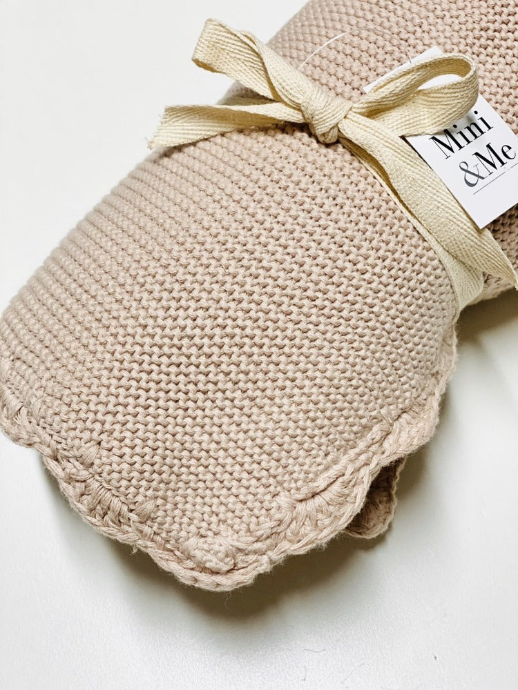 Mini & Me Shell Baby Blanket Seashell | Blankets | Bon Bon Tresor