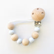 Mini & Me Classic Dummy Chain Ice Blue | Baby Teethers | Bon Bon Tresor