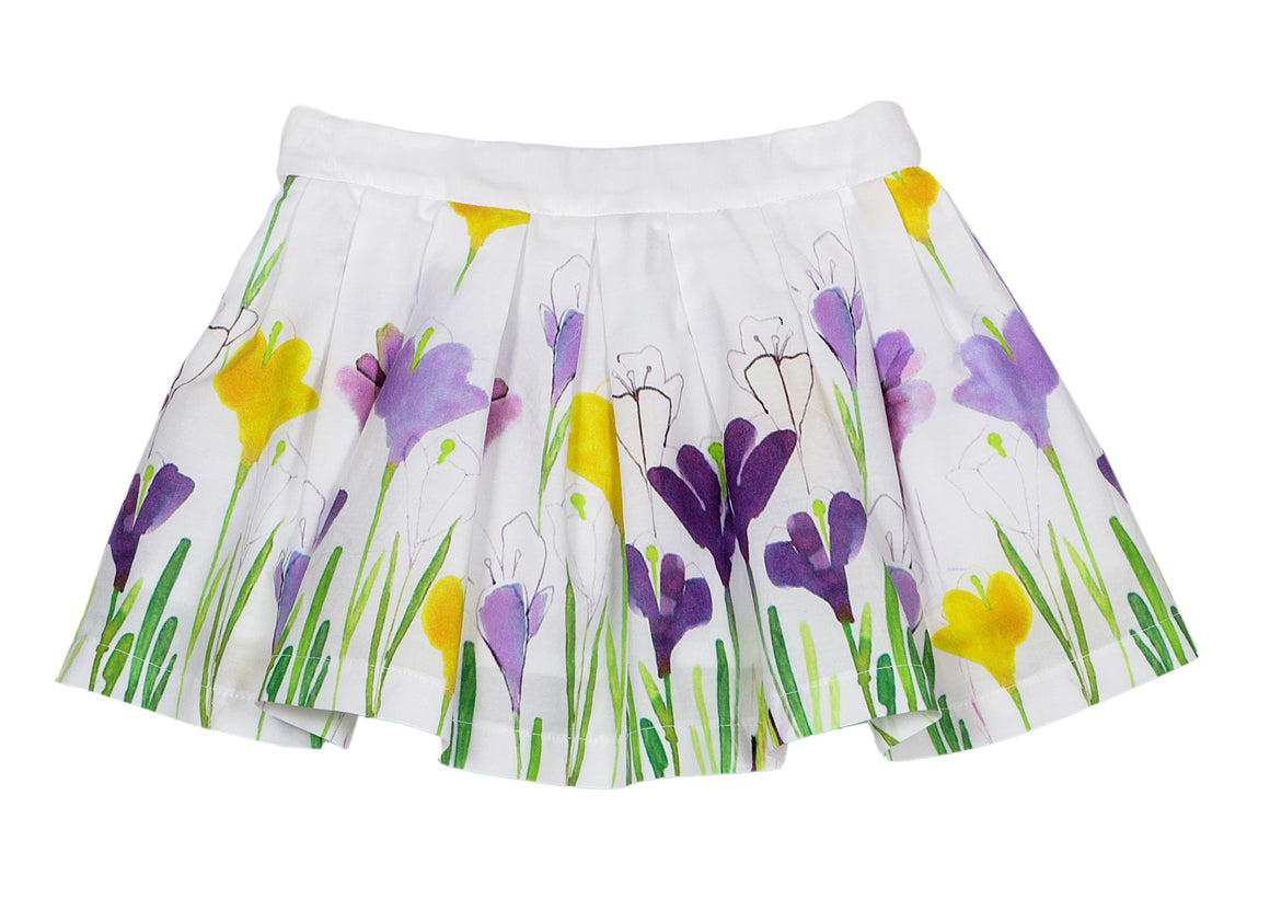 Balloon Chic White Floral Skirt | Dresses & Skirts | Bon Bon Tresor
