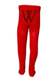 Walnut Girls Red Tights | Tights | Bon Bon Tresor