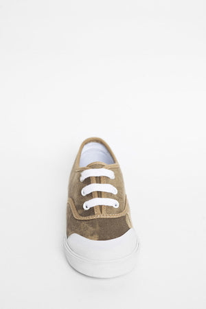 Jonah and the Girl Bertie Khaki Canvas Shoes | Sneakers | Bon Bon Tresor