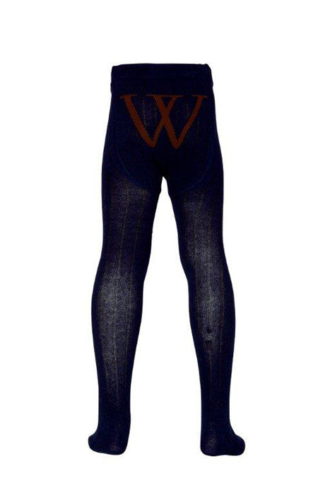 Walnut Navy Tights | Tights | Bon Bon Tresor