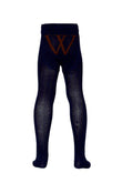 Walnut Navy Tights | Tights | Bon Bon Tresor