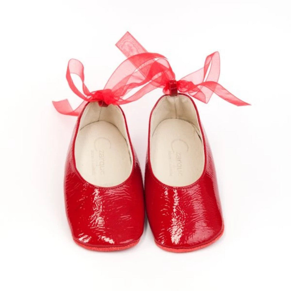 Czarque Baby Ballet Shoes Red Patent | Dress Shoes | Bon Bon Tresor
