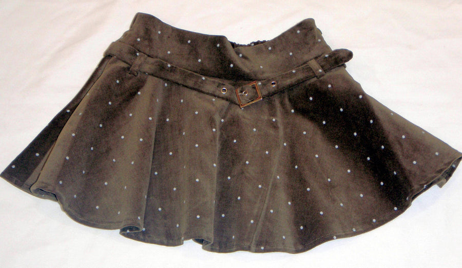 Mirtillo Velvet Olive Skirt | Dresses & Skirts | Bon Bon Tresor