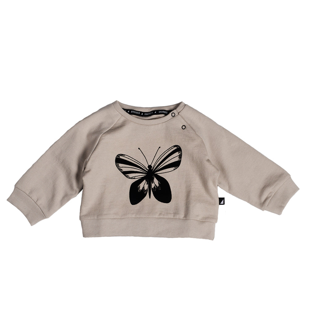 Anarkid Beige Butterfly SP Sweater | Sweaters & Knitwear | Bon Bon Tresor