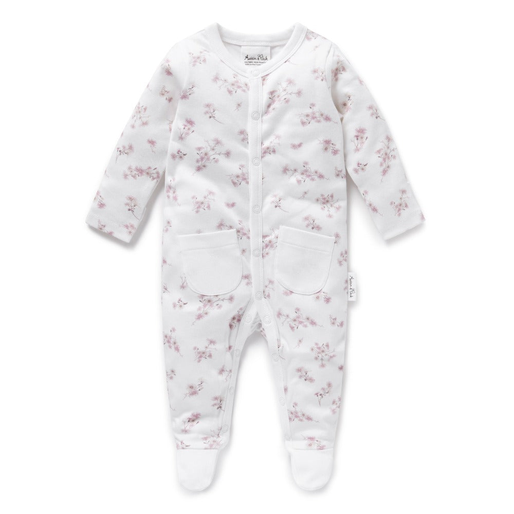 Aster and Oak Aster Footed Romper | Rompers & Playsuits | Bon Bon Tresor