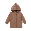 Aster and Oak Cocoa Rib Hooded Cardigan | Sweaters & Knitwear | Bon Bon Tresor